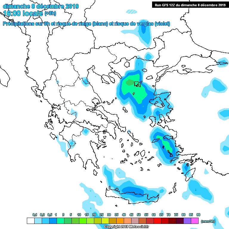 Modele GFS - Carte pr�visions 