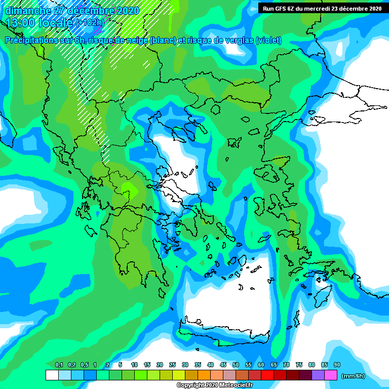 Modele GFS - Carte prévisions