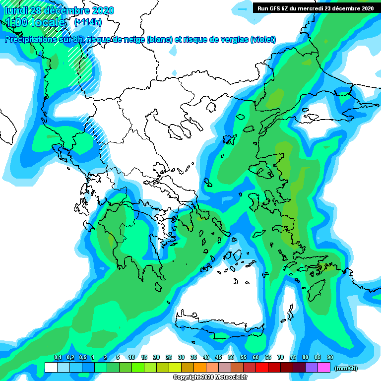 Modele GFS - Carte prévisions