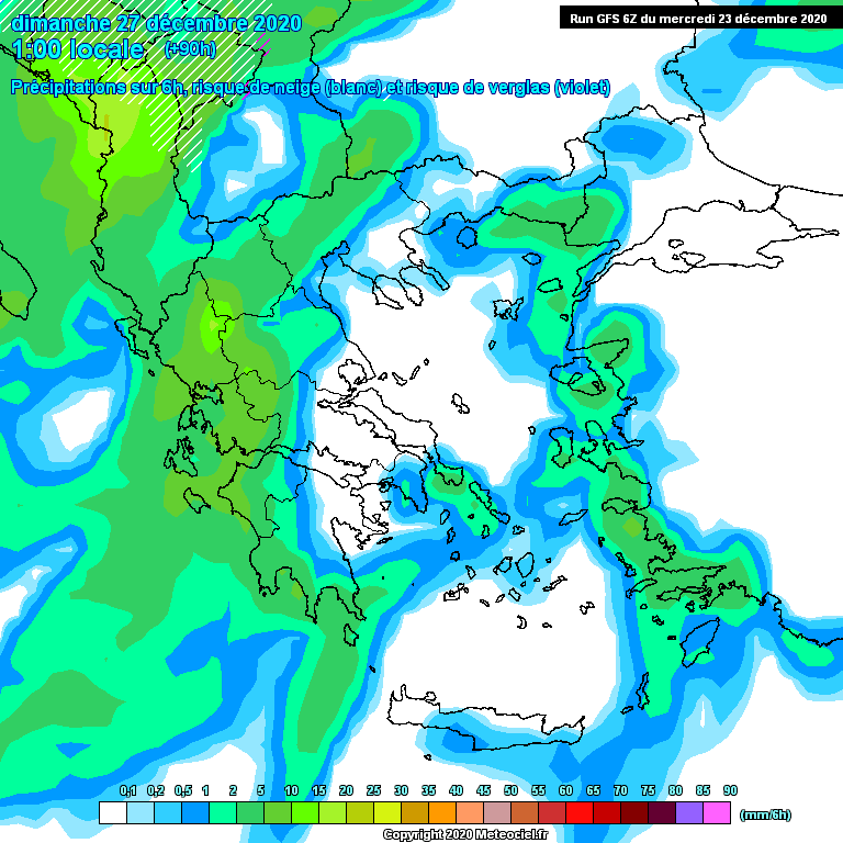 Modele GFS - Carte prévisions