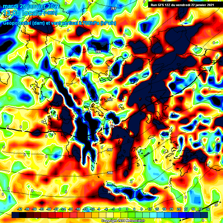 Modele GFS - Carte prévisions