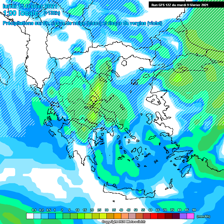 Modele GFS - Carte prévisions