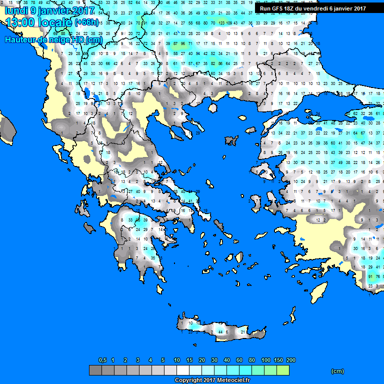 Modele GFS - Carte prévisions