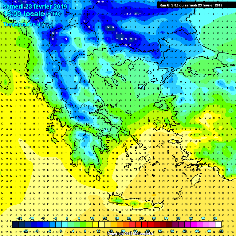 Modele GFS - Carte prévisions