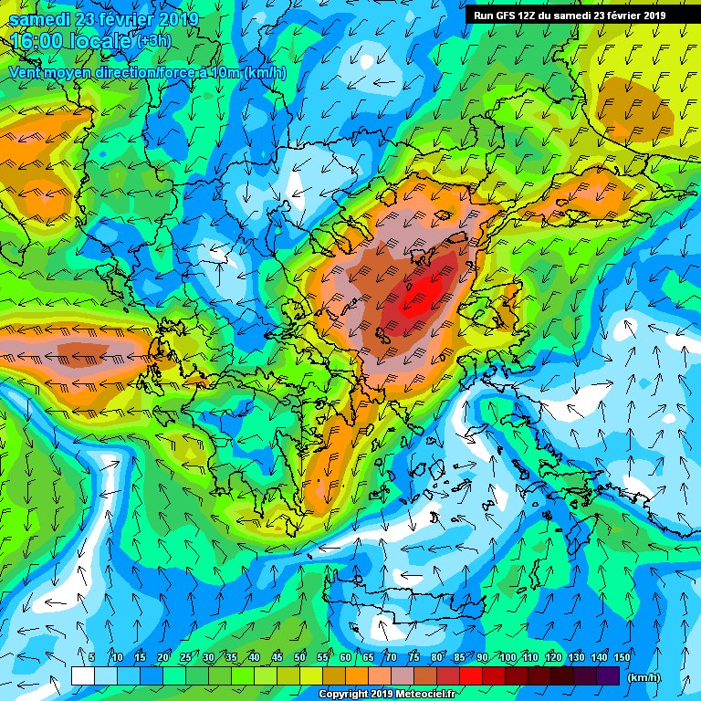 Modele GFS - Carte prévisions