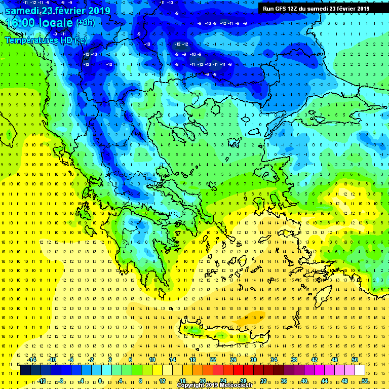 Modele GFS - Carte prévisions