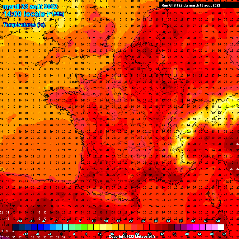 Modele GFS - Carte prévisions