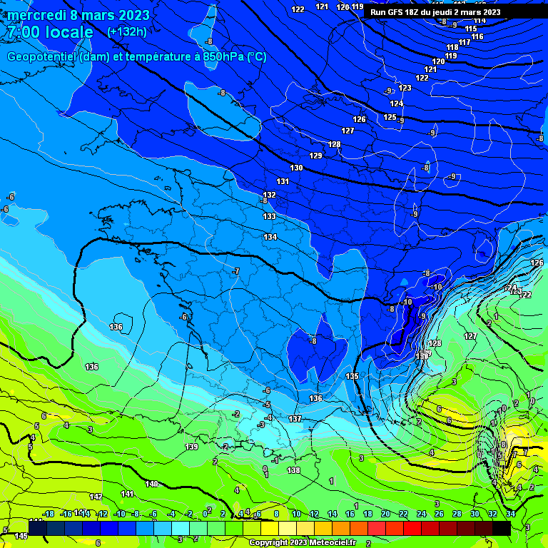 Modele GFS - Carte prévisions