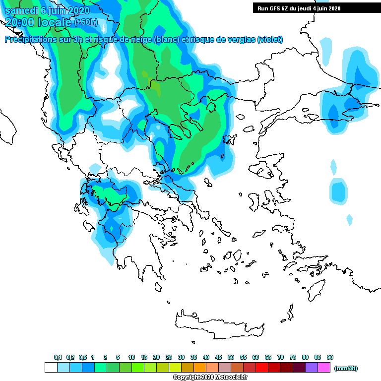 Modele GFS - Carte prévisions