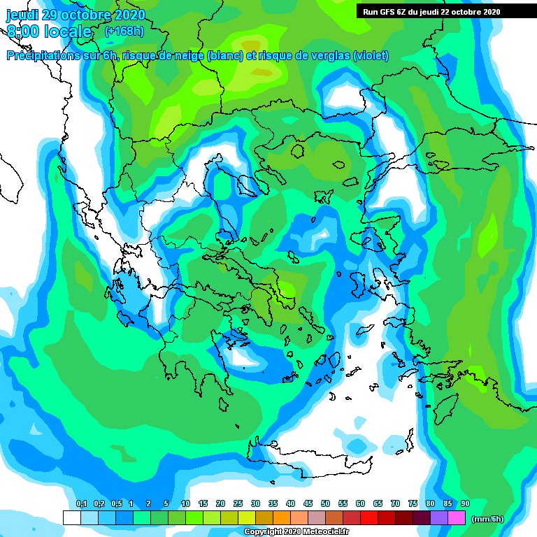 Modele GFS - Carte prévisions