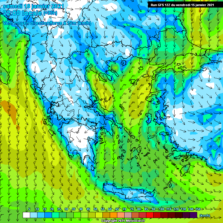 Modele GFS - Carte prévisions