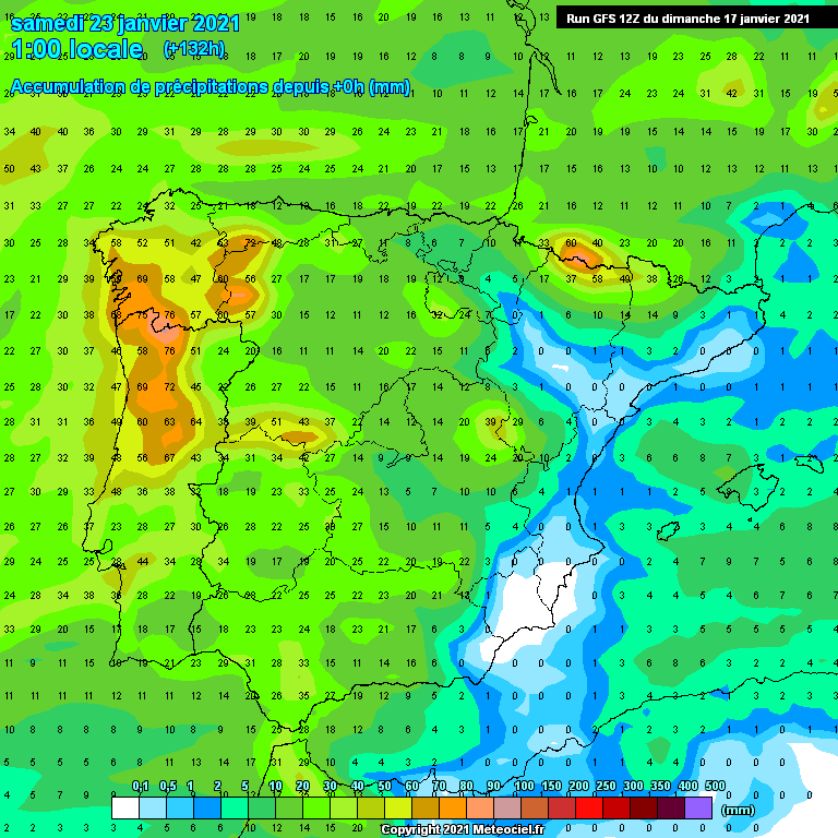 Modele GFS - Carte prévisions 