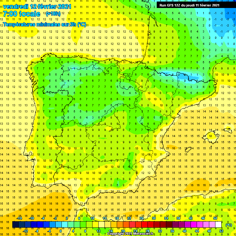 Modele GFS - Carte prévisions 