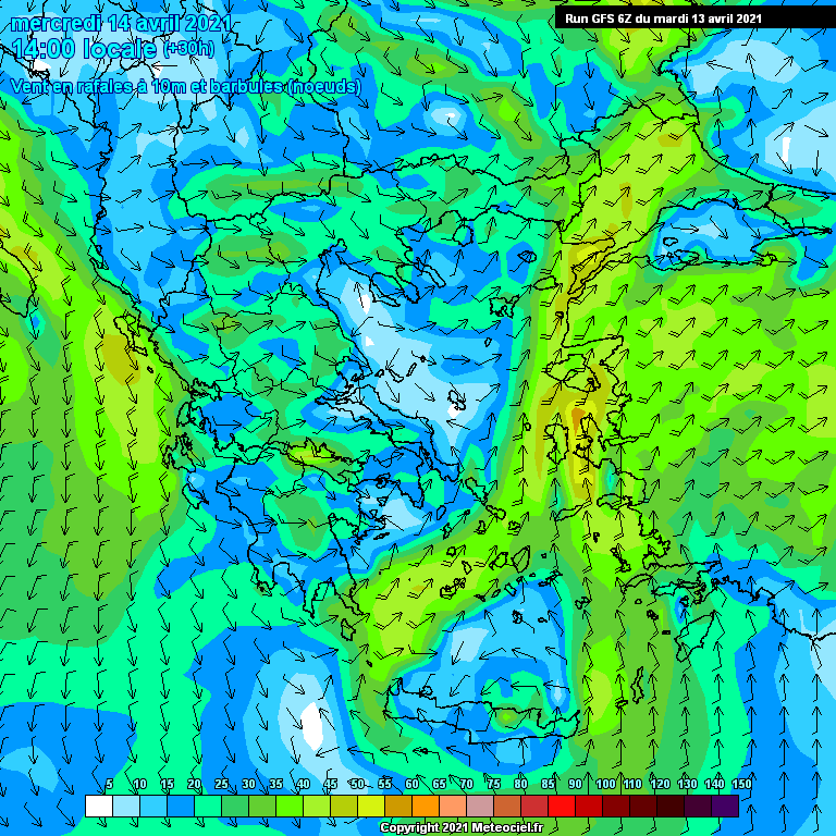 Modele GFS - Carte prévisions