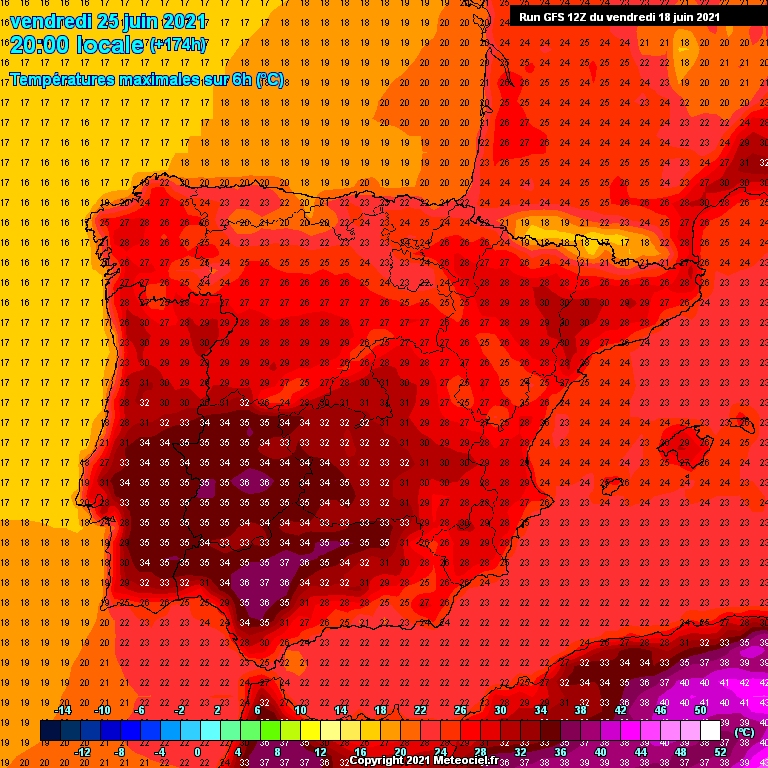 Modele GFS - Carte prévisions 