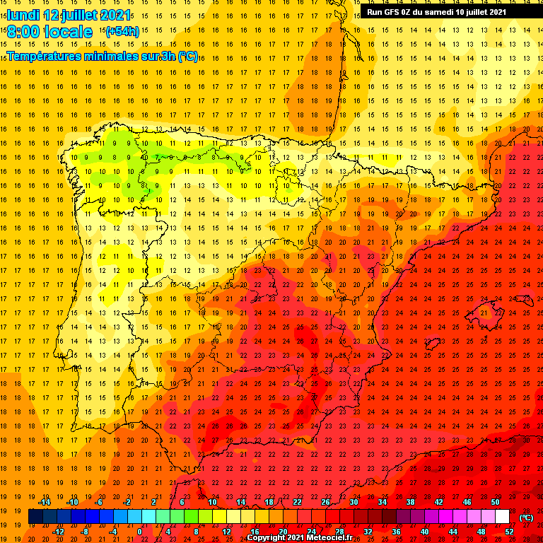 Modele GFS - Carte prévisions 