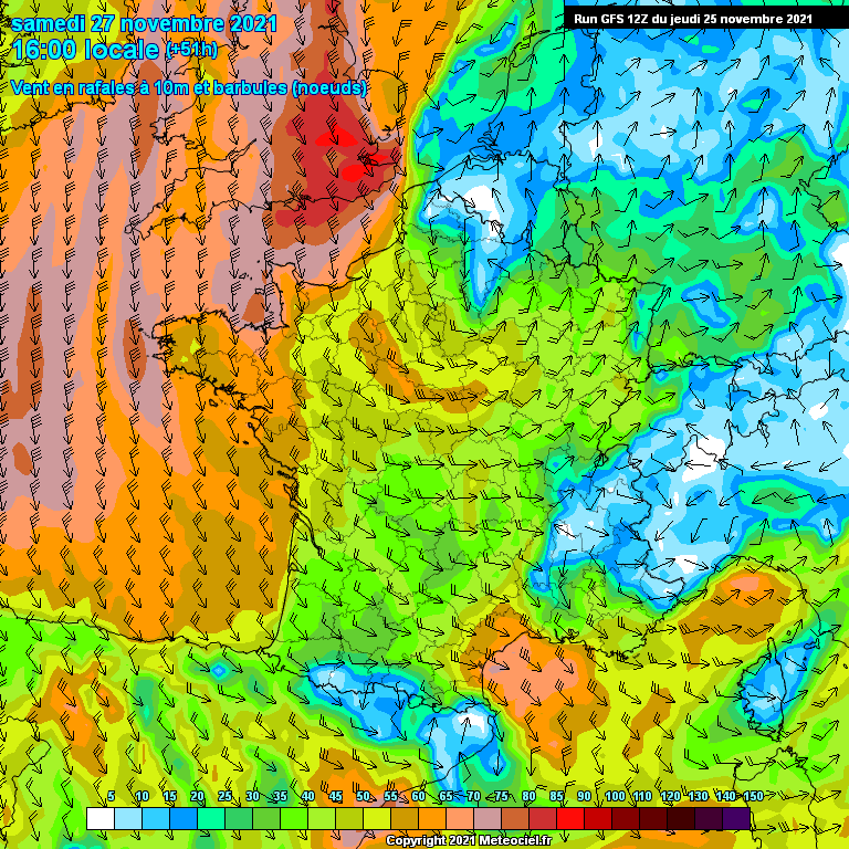 Modele GFS - Carte prévisions