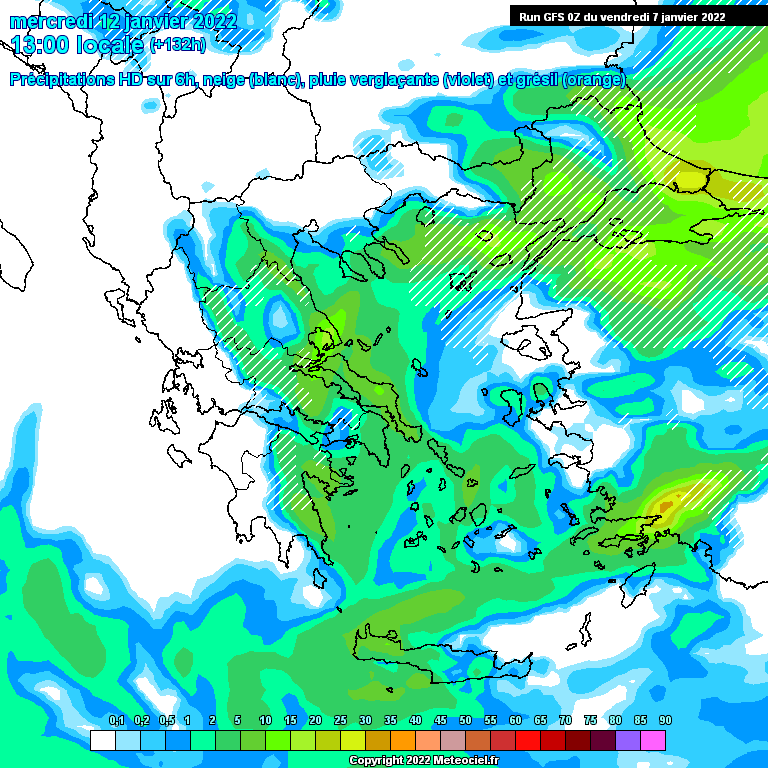 Modele GFS - Carte prévisions