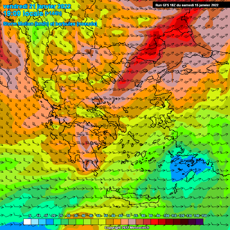 Modele GFS - Carte prévisions