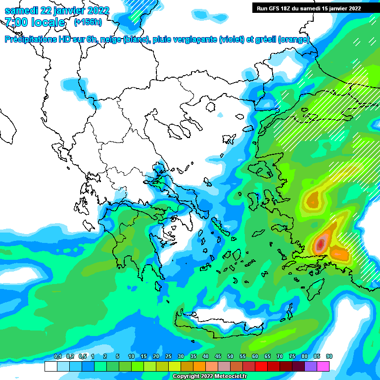 Modele GFS - Carte prévisions