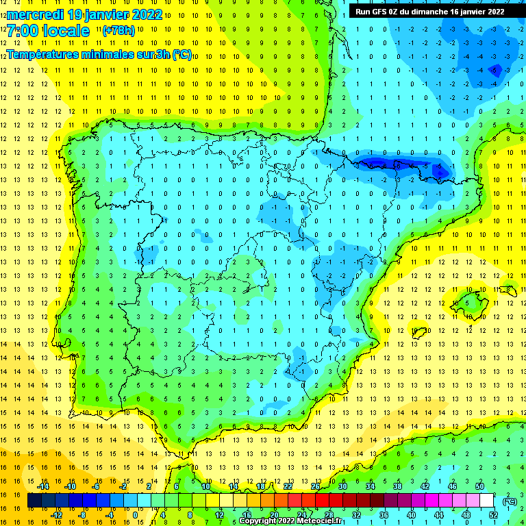 Modele GFS - Carte prévisions 