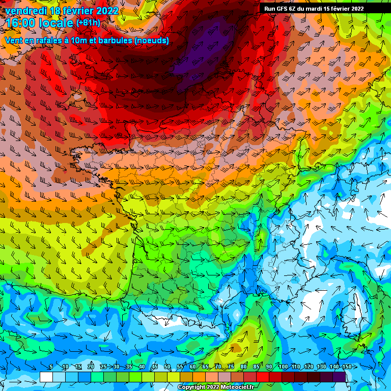 Modele GFS - Carte prévisions