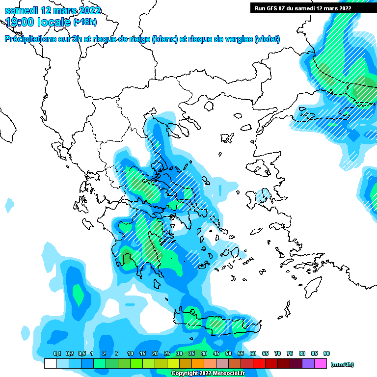 Modele GFS - Carte prévisions