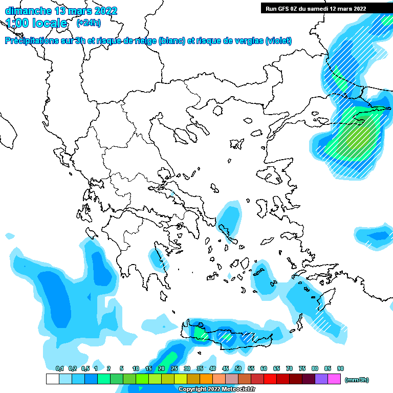 Modele GFS - Carte prévisions