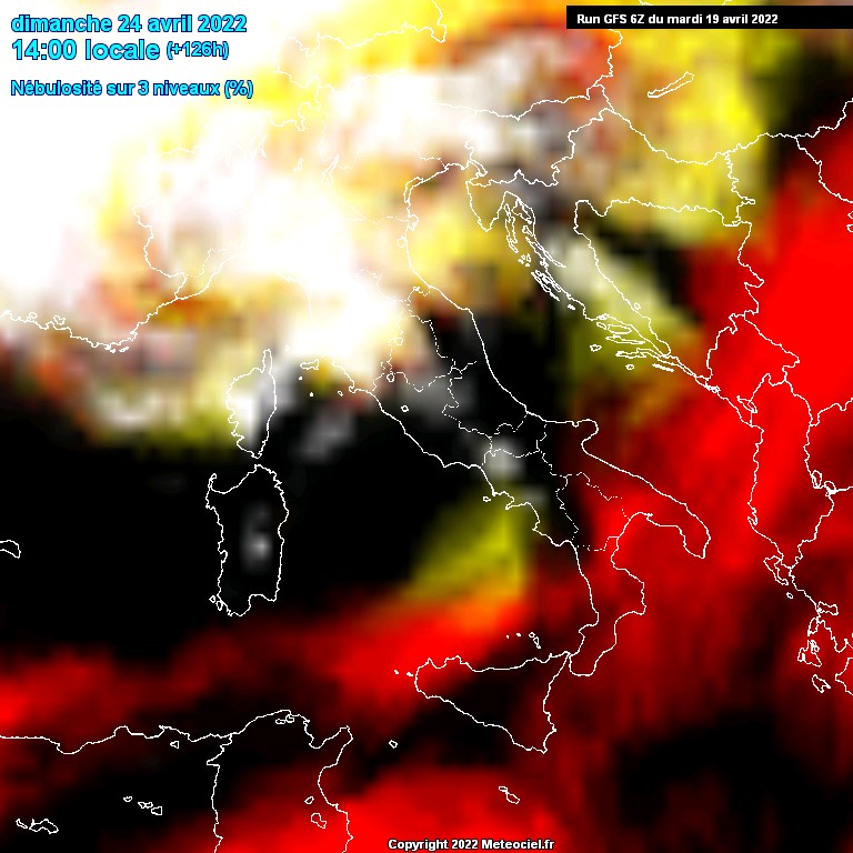 Modele GFS - Carte prévisions 