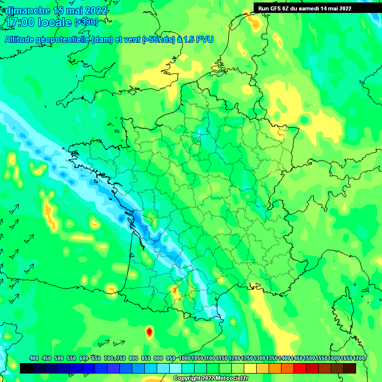 Modele GFS - Carte prévisions