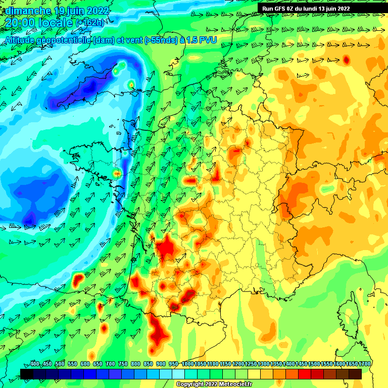 Modele GFS - Carte prévisions