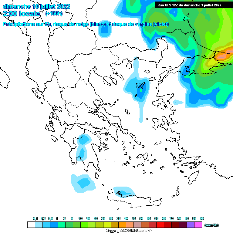 Modele GFS - Carte prévisions