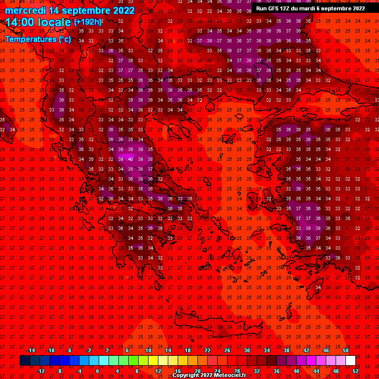 Modele GFS - Carte prévisions