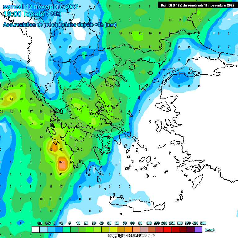 Modele GFS - Carte prévisions