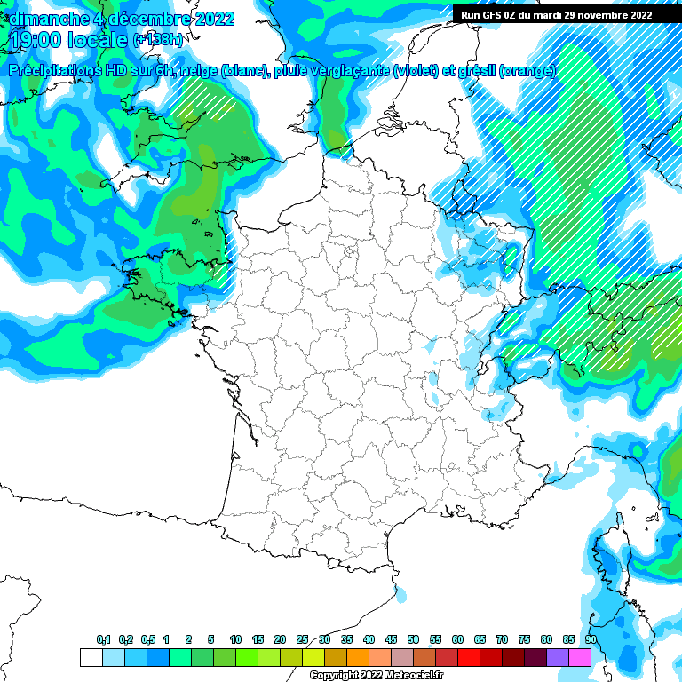 Modele GFS - Carte prévisions