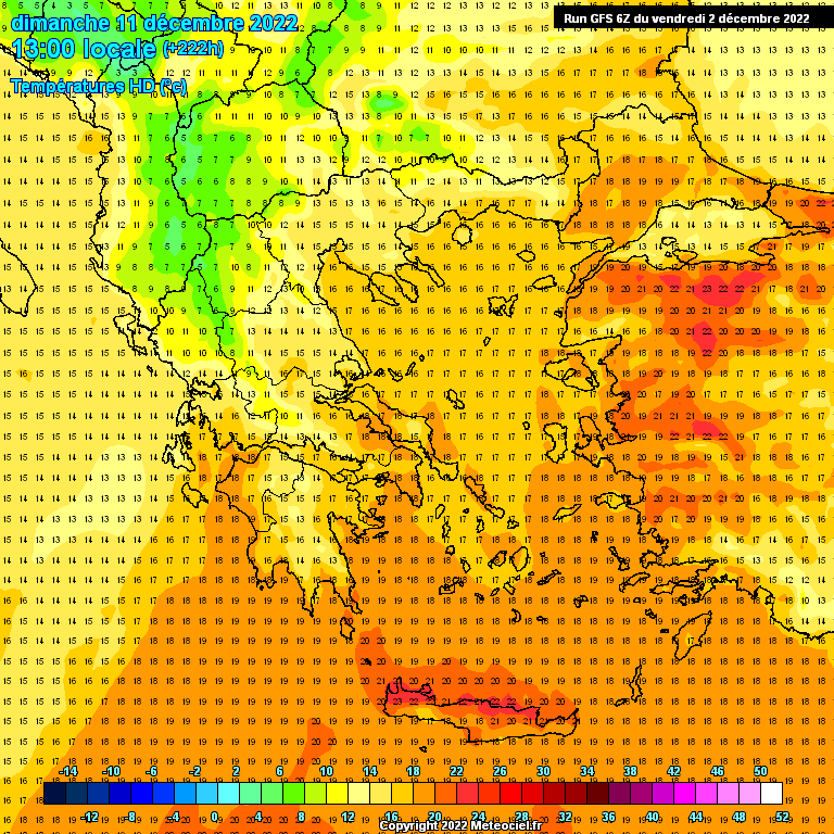 Modele GFS - Carte prévisions