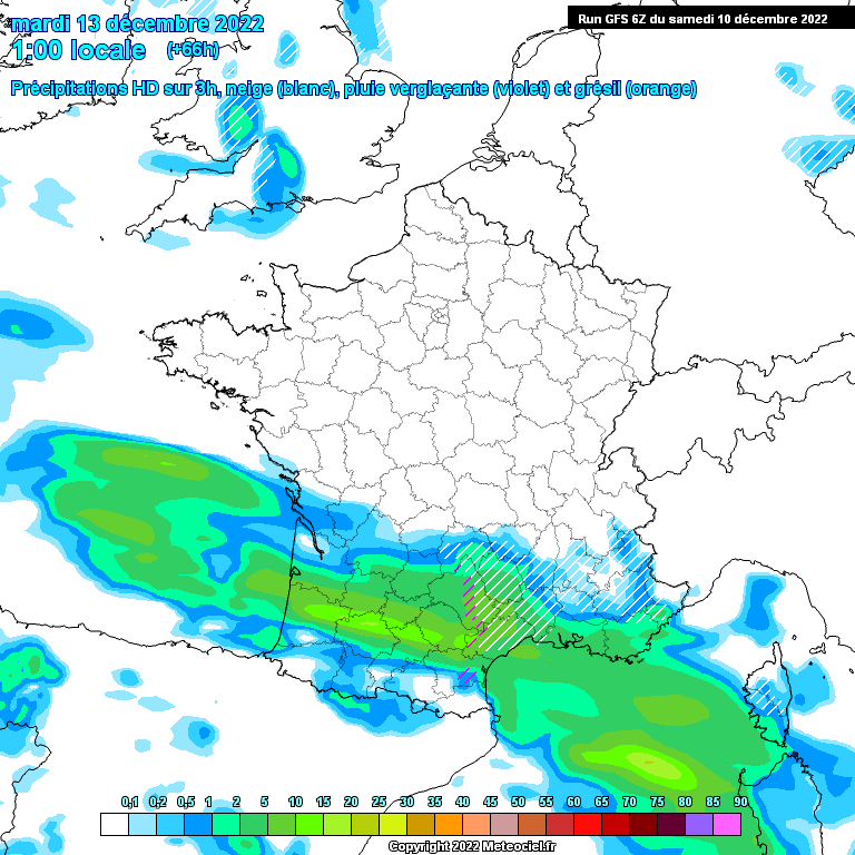 Modele GFS - Carte prévisions