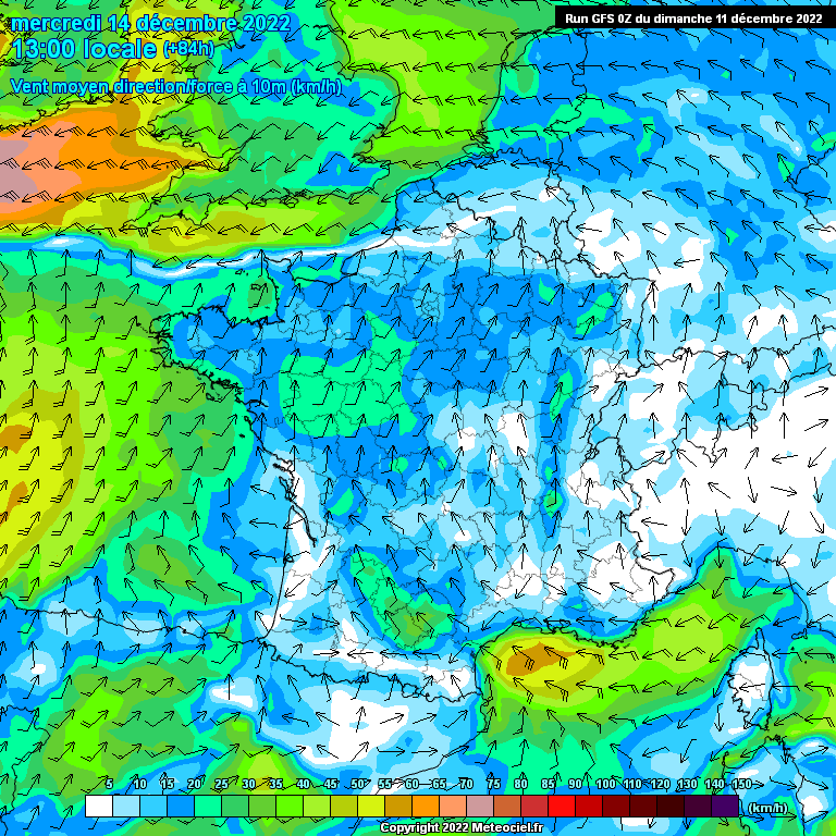 Modele GFS - Carte prévisions