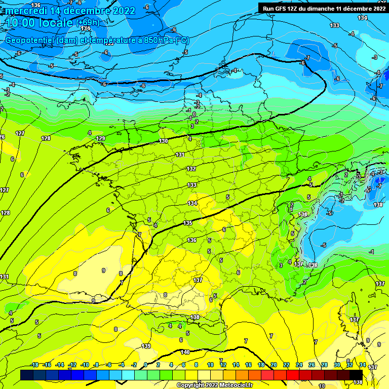 Modele GFS - Carte prévisions