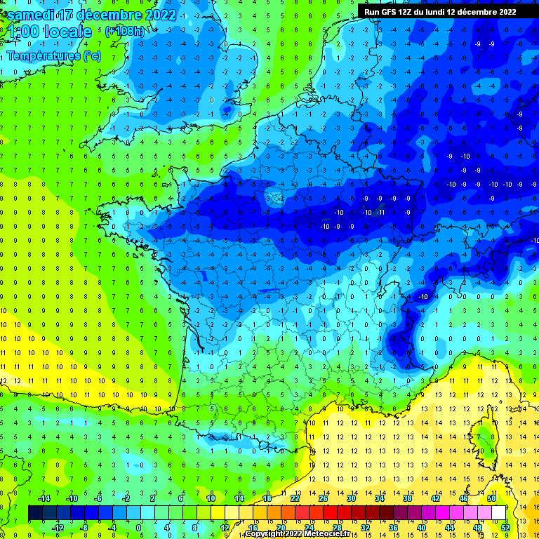 Modele GFS - Carte prévisions