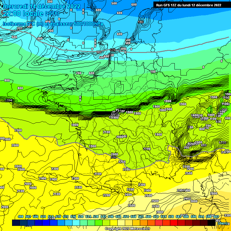 Modele GFS - Carte prévisions