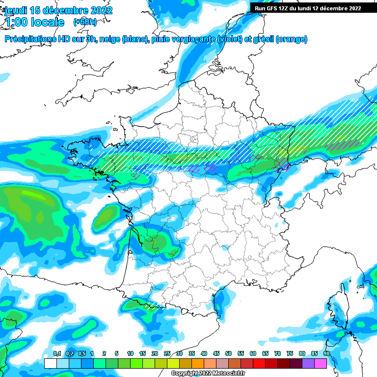 Modele GFS - Carte prévisions