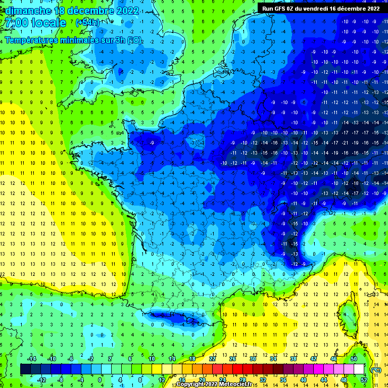 Modele GFS - Carte prévisions