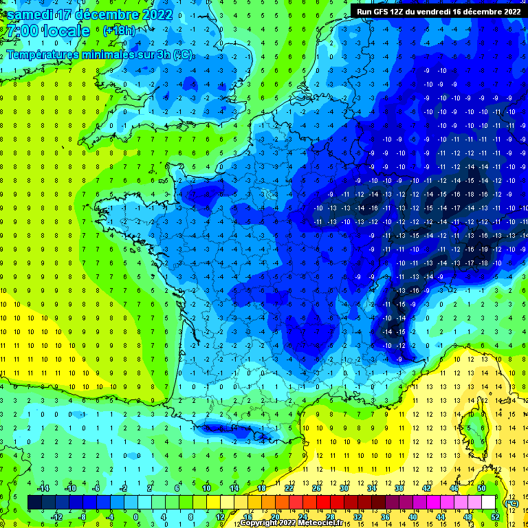 Modele GFS - Carte prévisions