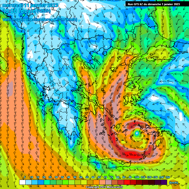 Modele GFS - Carte prévisions