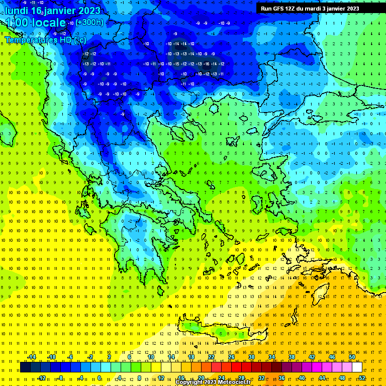Modele GFS - Carte prévisions