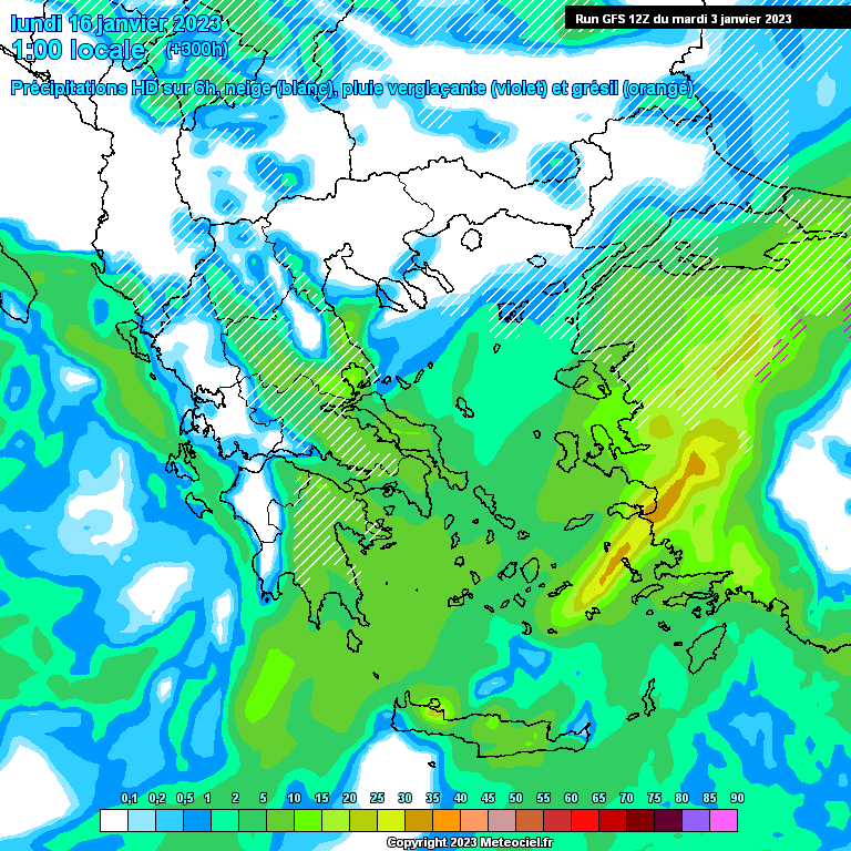 Modele GFS - Carte prévisions