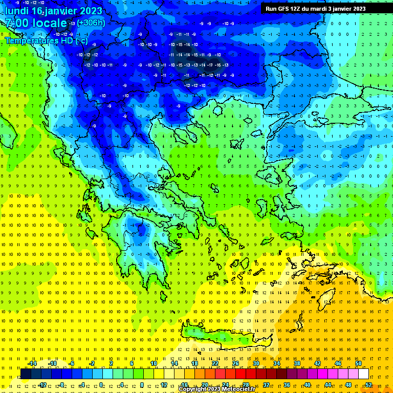 Modele GFS - Carte prévisions
