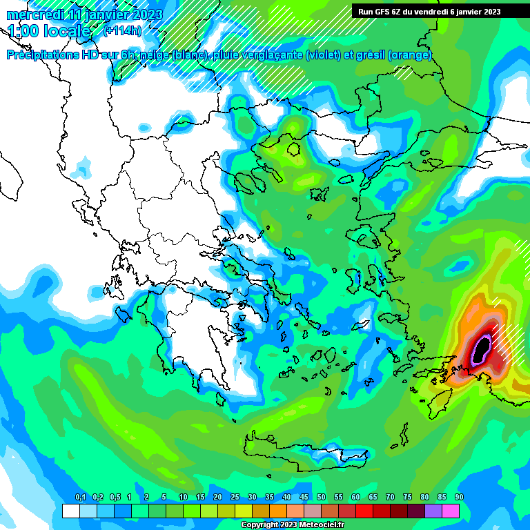 Modele GFS - Carte prévisions