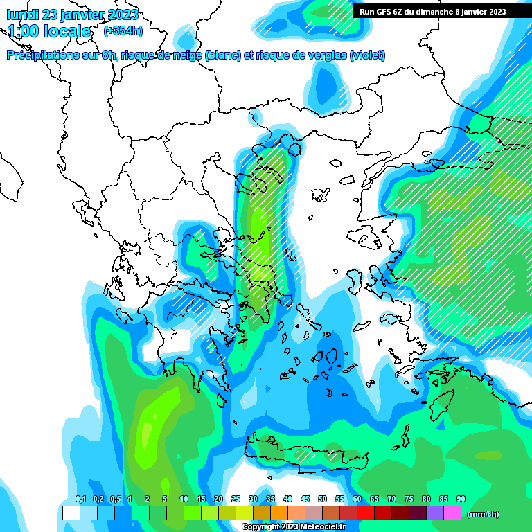 Modele GFS - Carte prévisions
